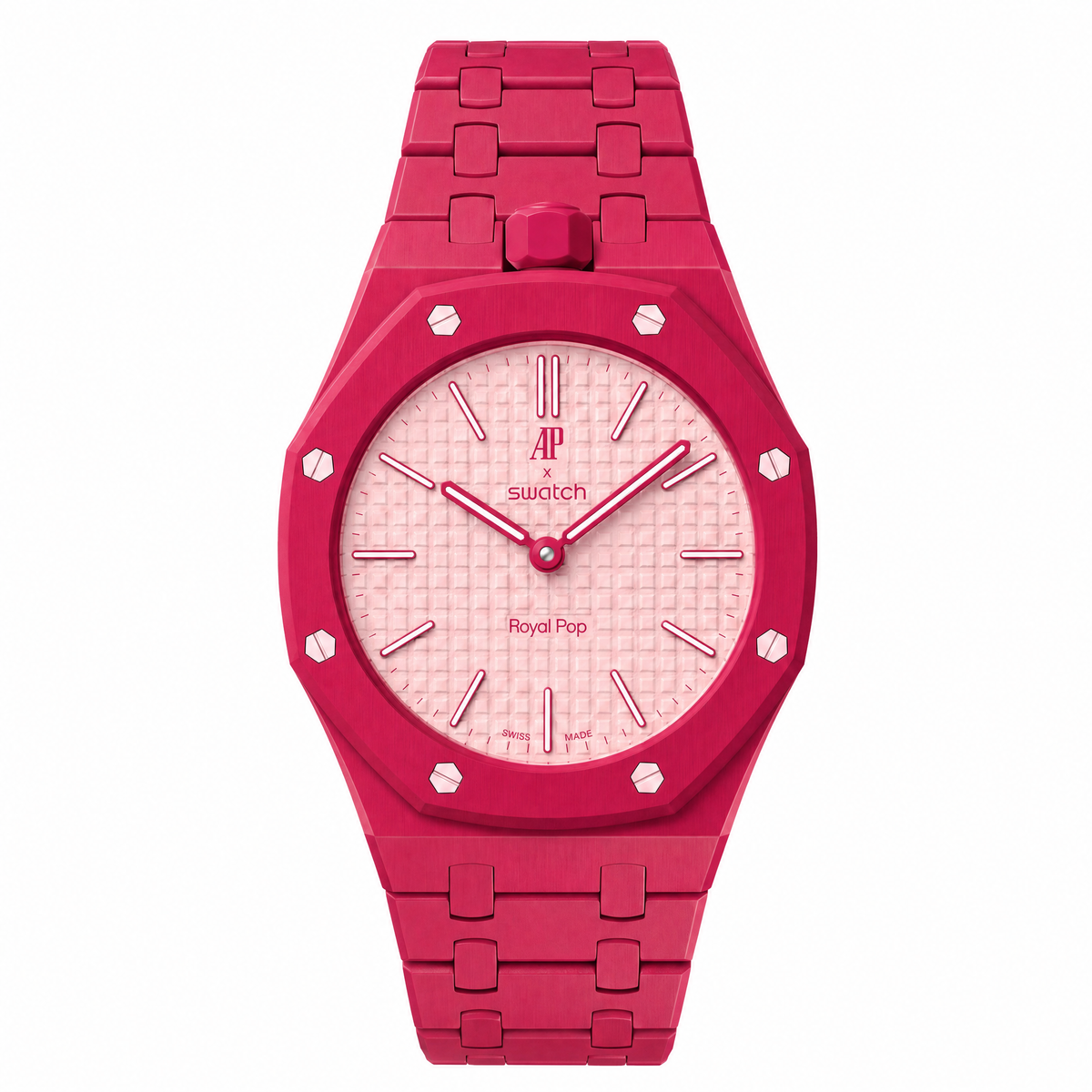 Otto Rosso – Horlogeband voor Swatch Royal Pop