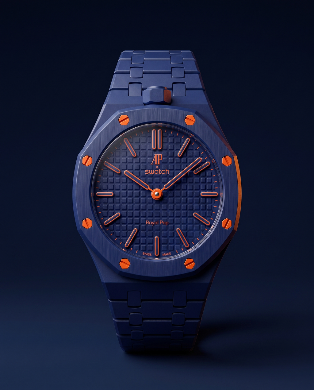 ORENJIHACHI Swatch Royal AP Horlogeband