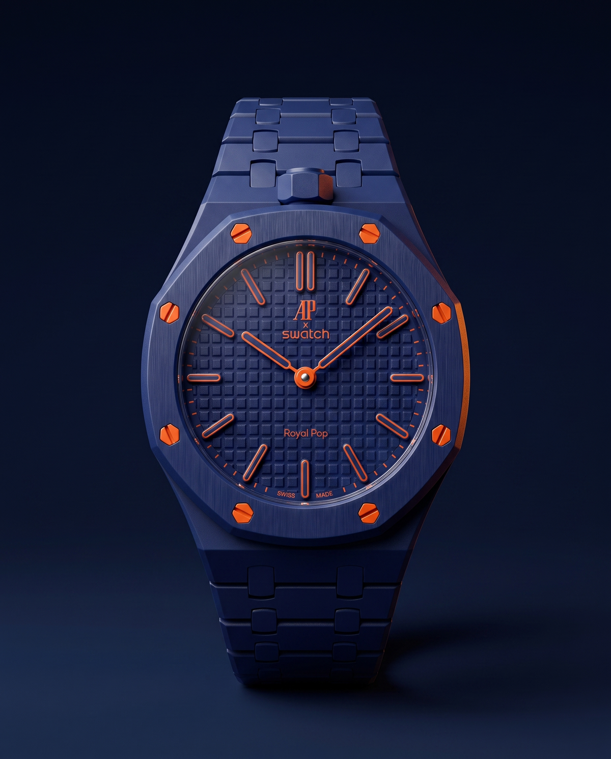 Orenji Hachi – Horlogeband voor Swatch Royal Pop