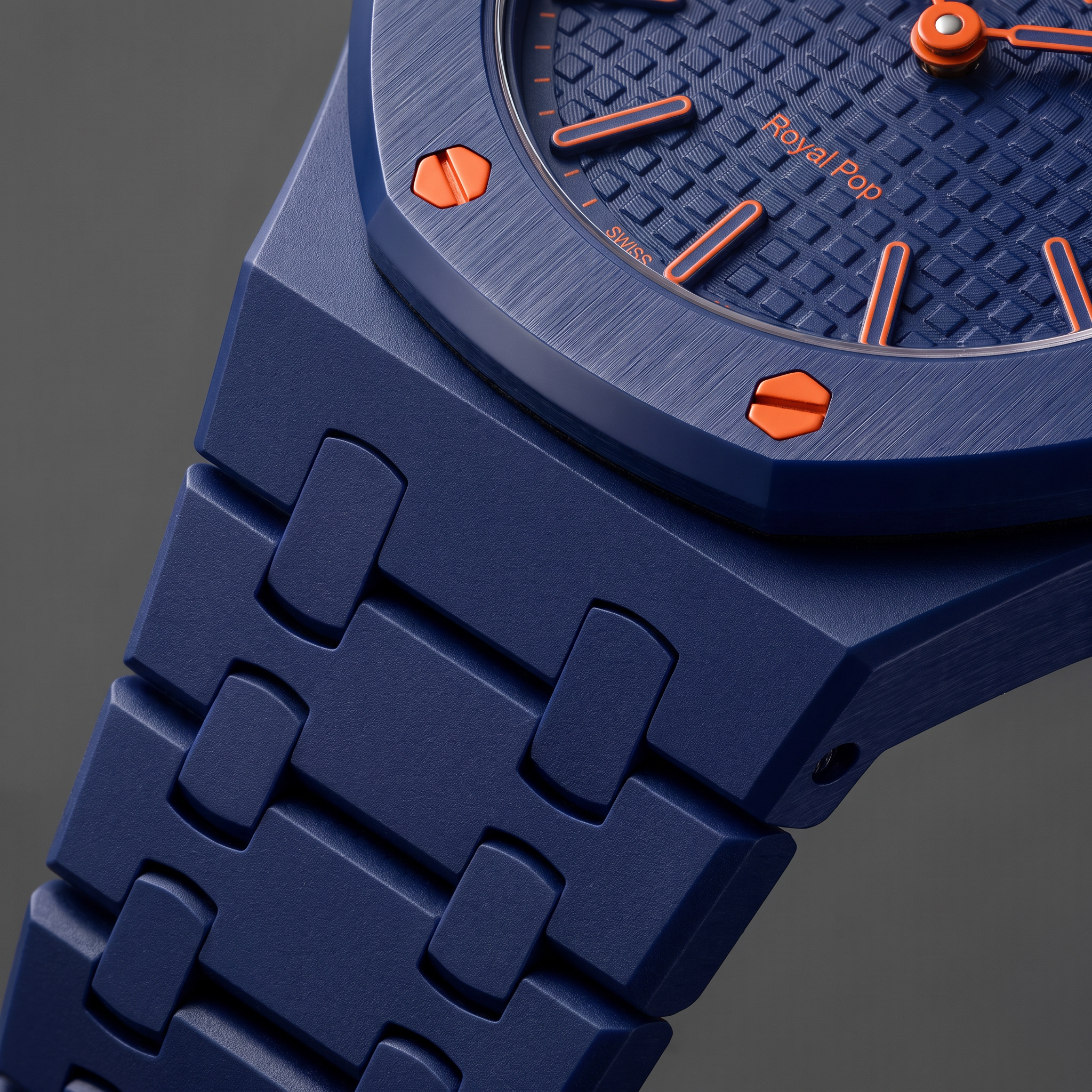ORENJIHACHI Swatch Royal AP Horlogeband