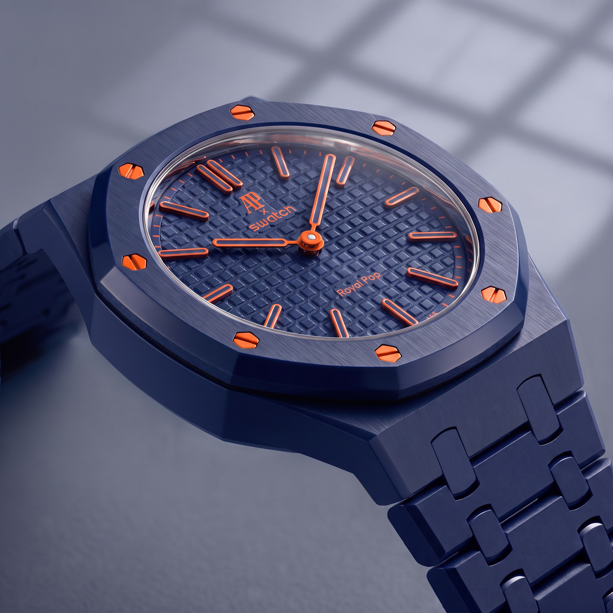 ORENJIHACHI Swatch Royal AP Horlogeband