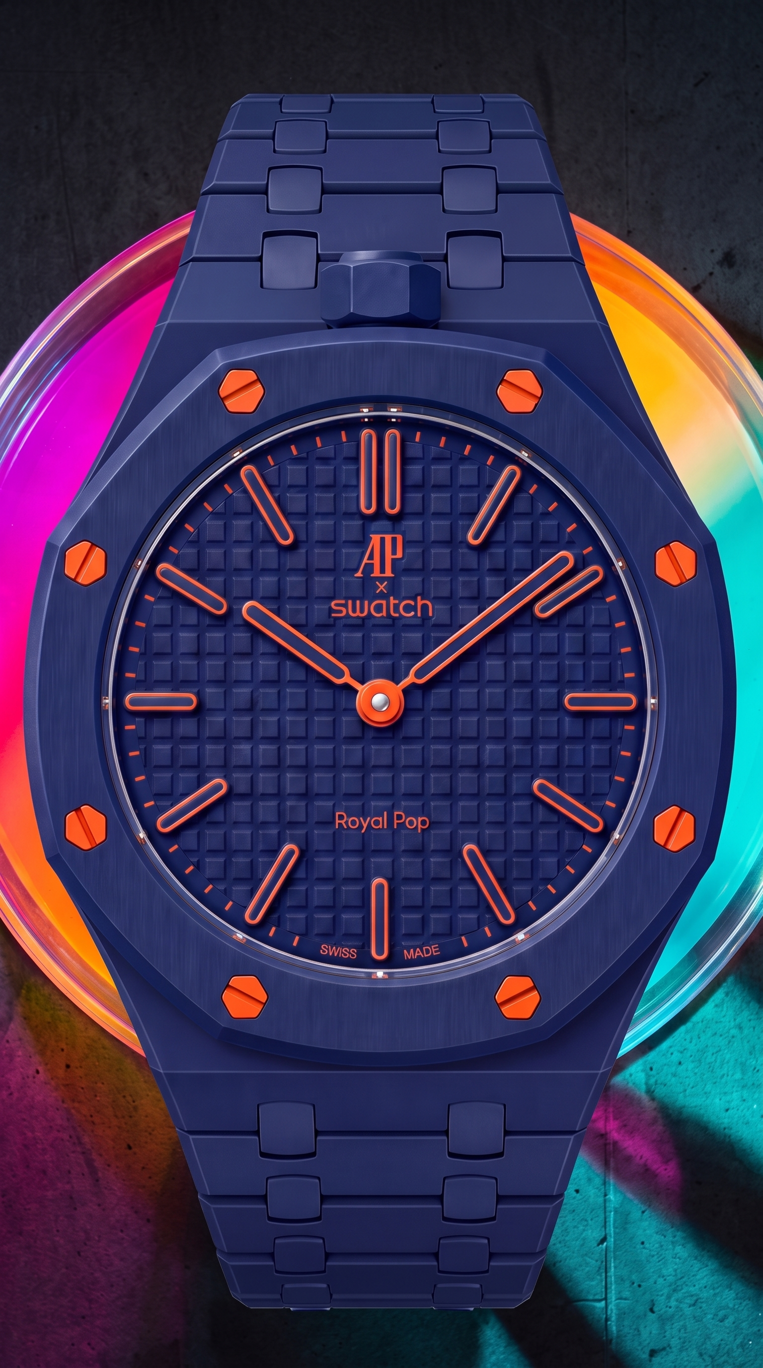 ORENJIHACHI Swatch Royal AP Horlogeband