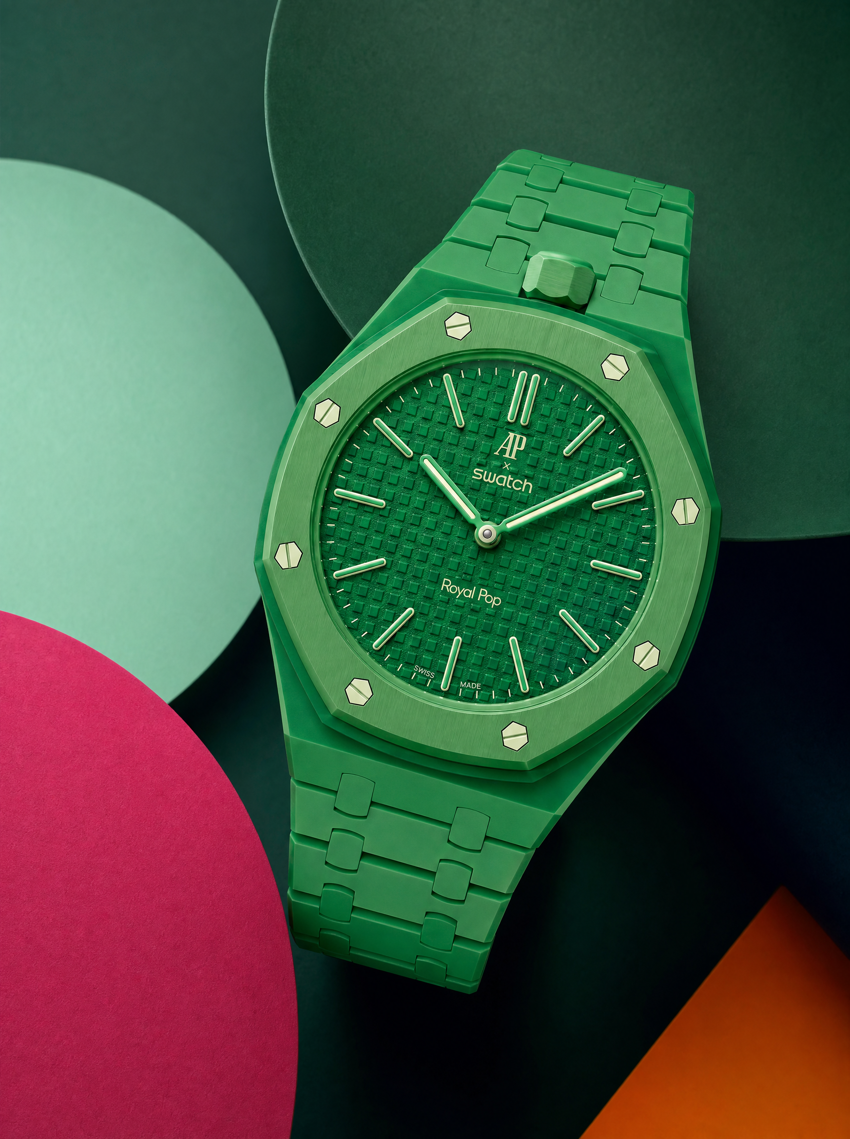 GREENEIGHT Swatch Royal AP Horlogeband