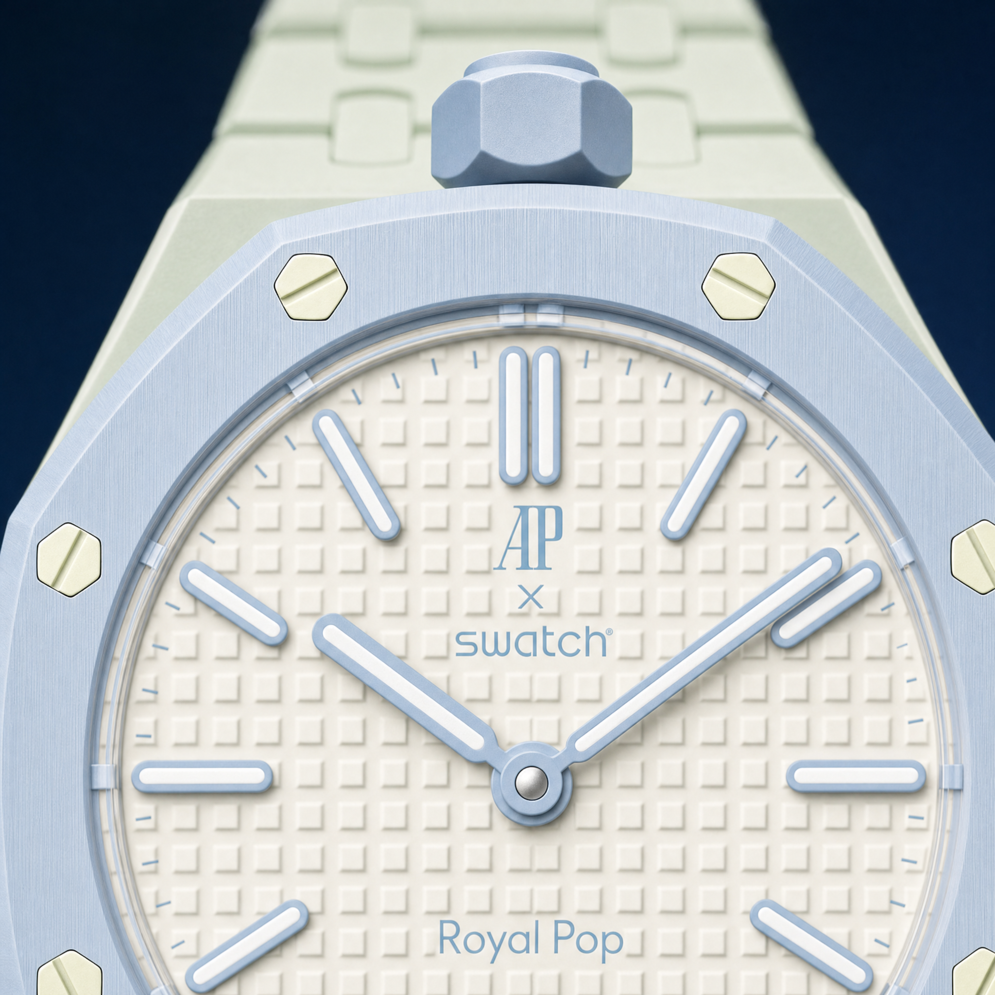 BLAUEACHT Swatch Royal AP Horlogeband