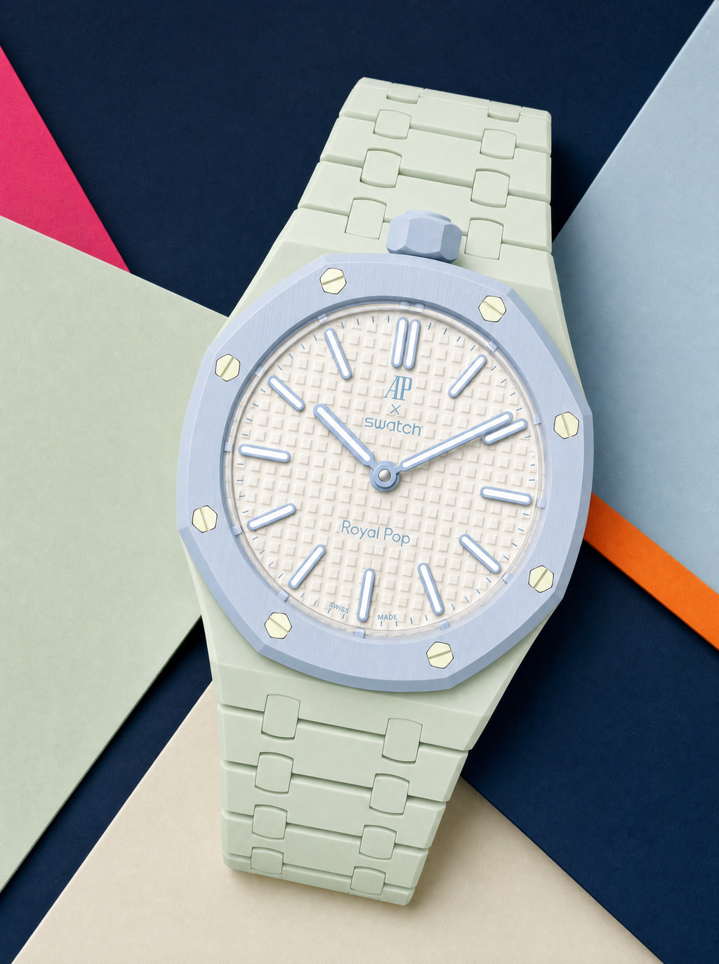 BLAUEACHT Swatch Royal AP Horlogeband