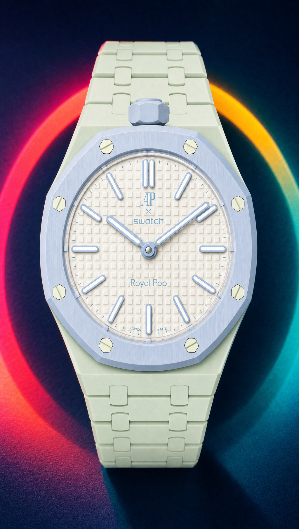 BLAUEACHT Swatch Royal AP Horlogeband