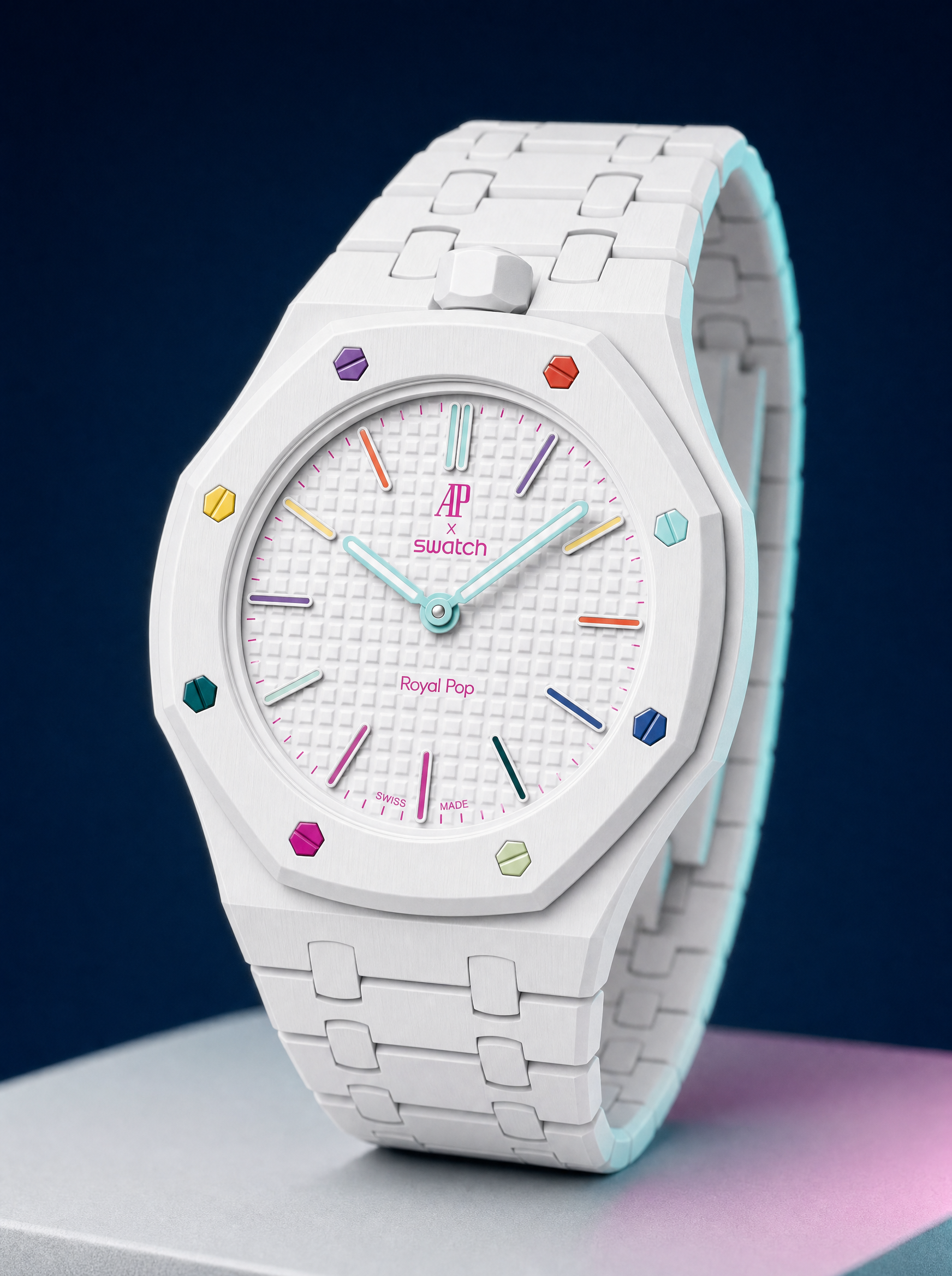 HUITBLANC Swatch Royal AP Horlogeband