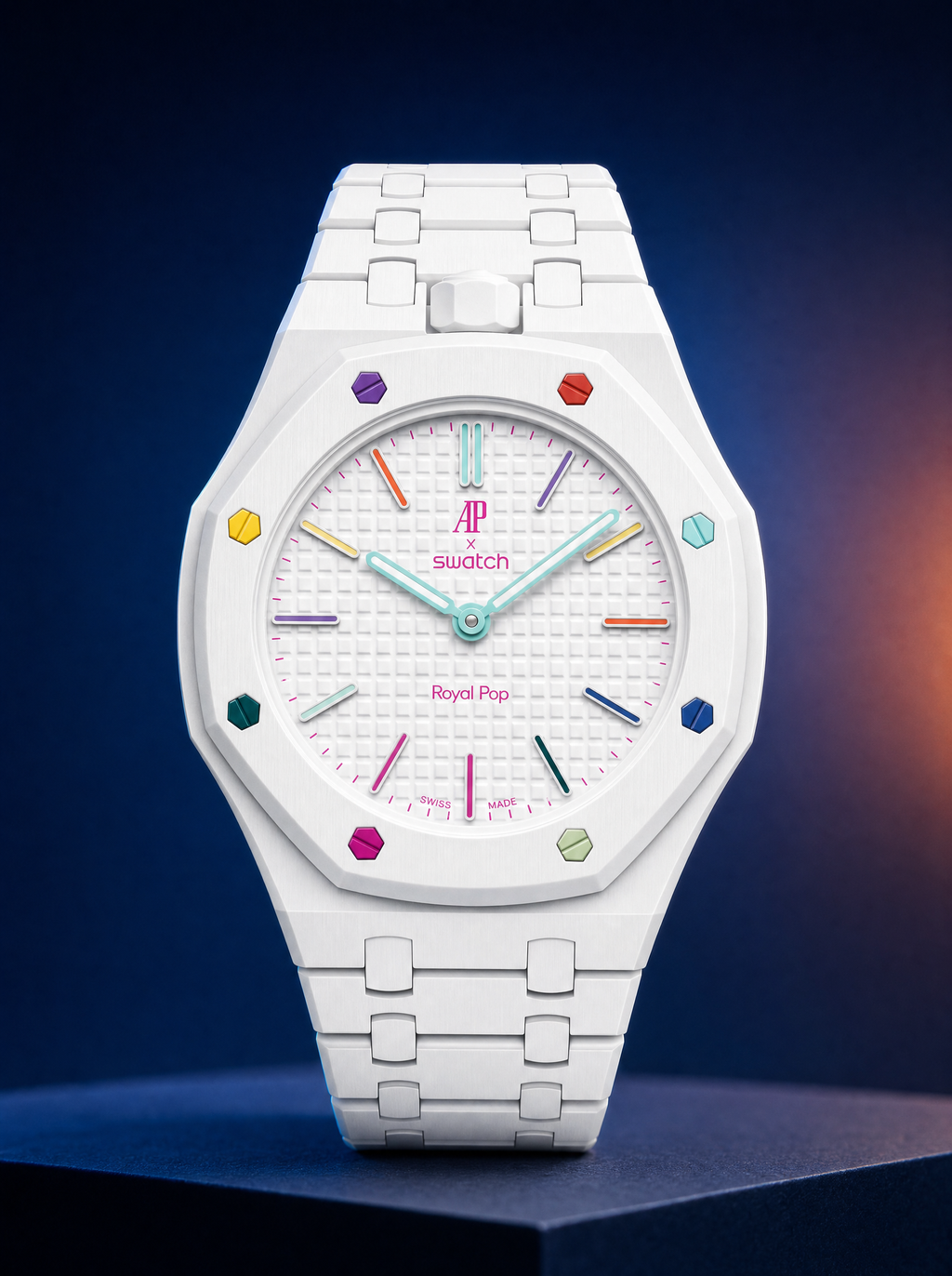 HUITBLANC Swatch Royal AP Horlogeband