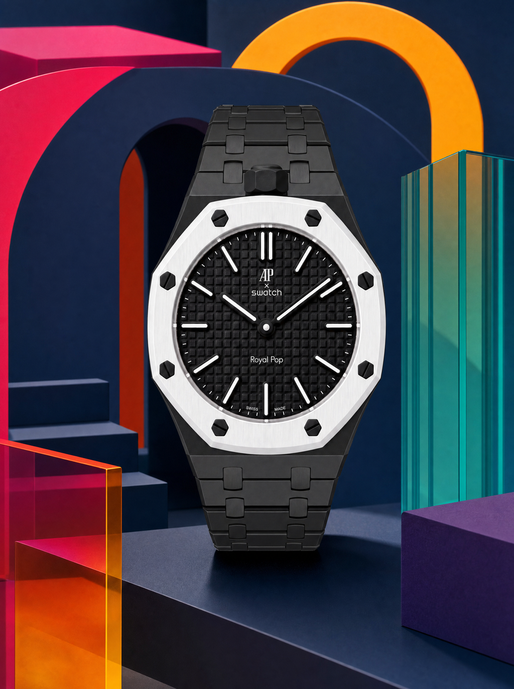 OCHONEGRO Swatch Royal AP Horlogeband